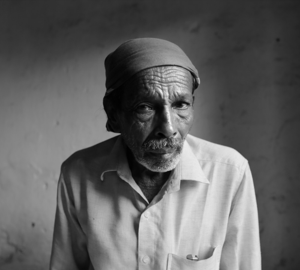THE SEAFARERS OF MALABAR  PHOTOGRAPHY: KR SUNIL  URU ART HARBOUR (2018)  Portrait of Siddiq