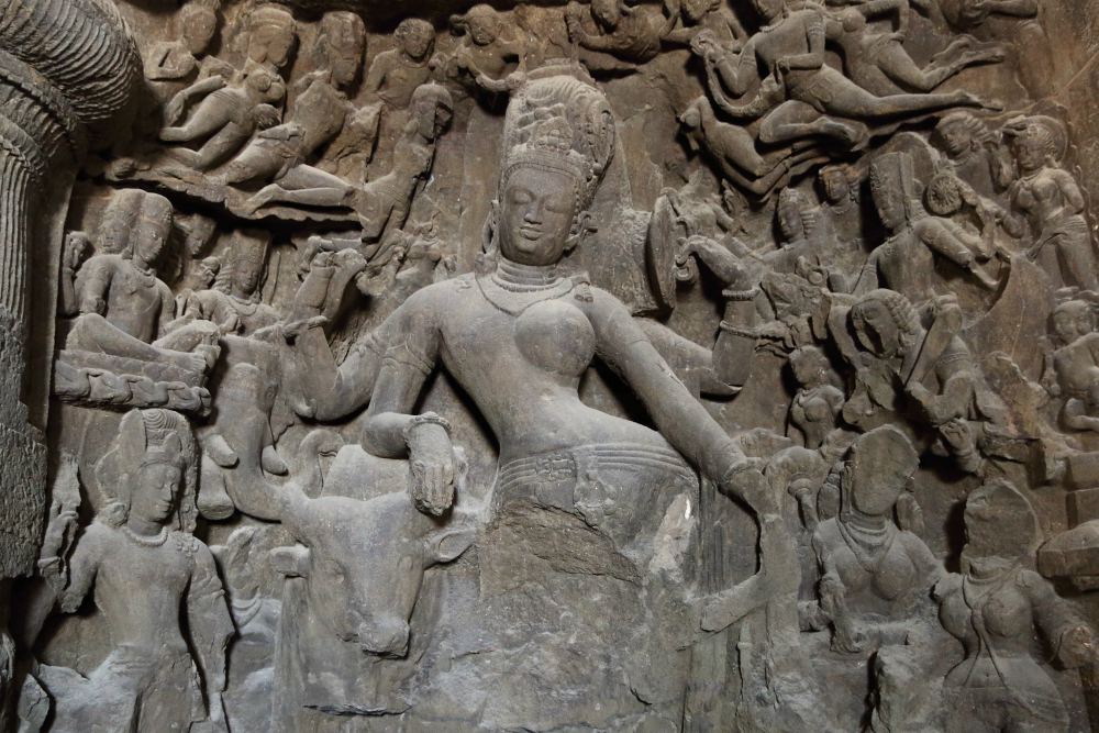 ARDHANARISHVARAElephanta Caves, Mumbai, Maharashtra, India (UNESCO)