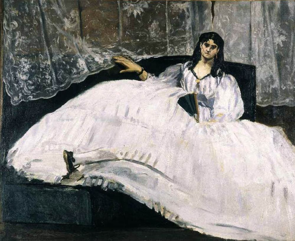 DuVal as Baudelaire's Mistress by Édouard Manet.