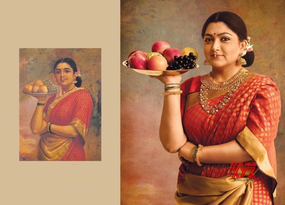Raja Ravi Varma's recreated paintings in Calendar 2020 By G.Venket Ram: Khushubu