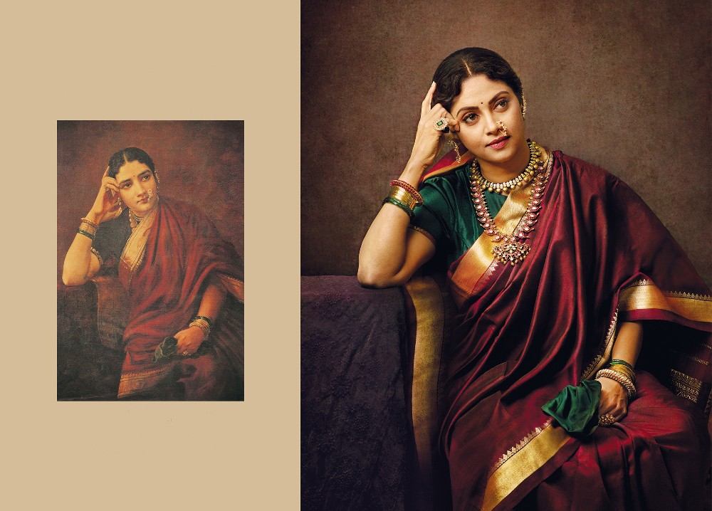 Raja Ravi Varma's recreated paintings in Calendar 2020 By G.Venket Ram: Nadia